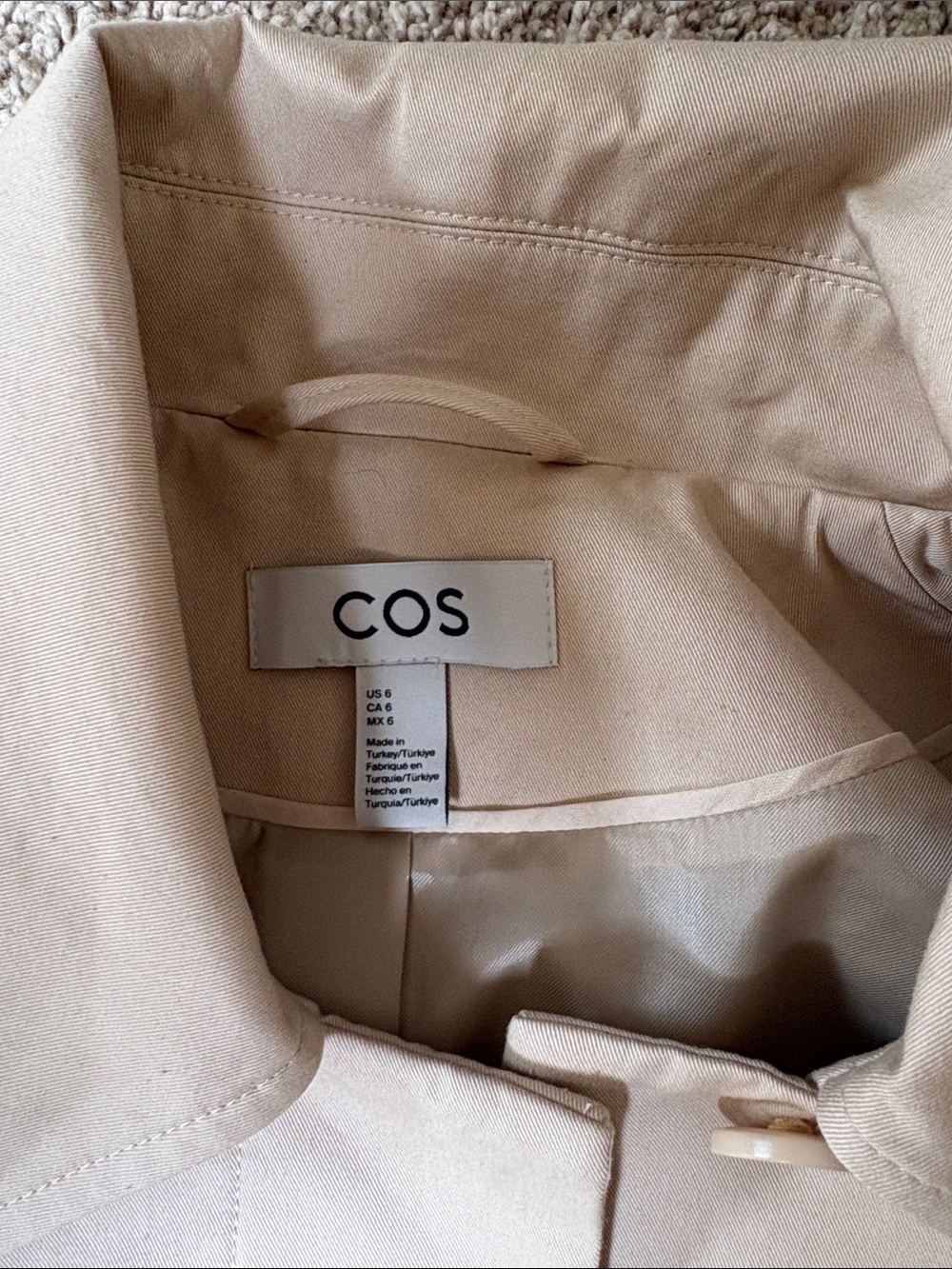 COS crop jacket size 6 - Picture 3 of 8
